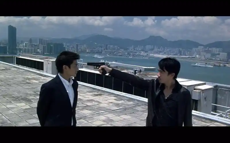 《无间道》经典台词-我以前没得选择,现在我想做一个好人