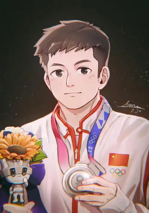 樊振东一些卡通图图源见水印侵删