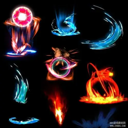 500个套精品png序列技能特效图