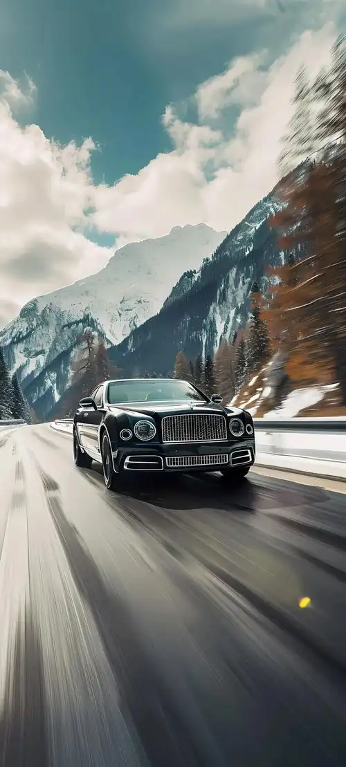 手机汽车壁纸飞驰一啸而过高清大图分享
