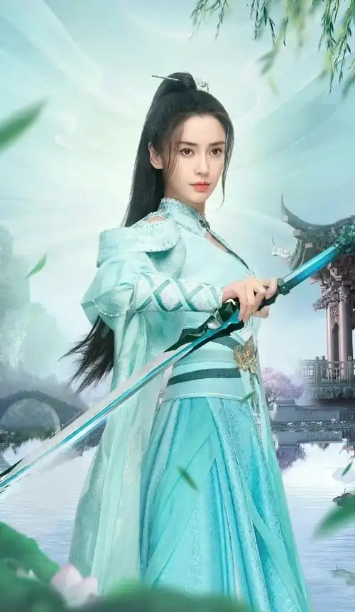 angelababy首部仙侠剧来了,姐的美貌真的很难不爱,古装扮相适配度