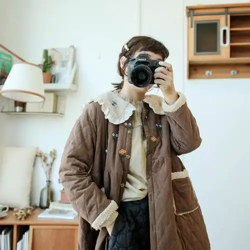 热销日系女装外套冬复古