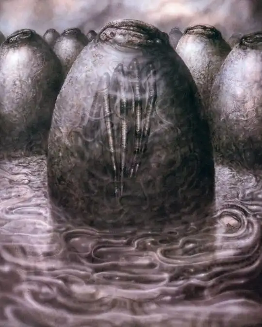 黑暗诡异风格绘画