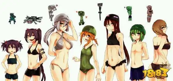 手纸准备好我的世界怪物娘化图赏16