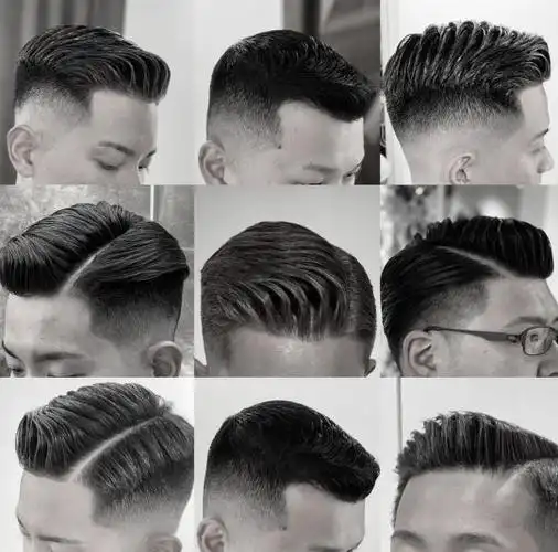 油头男士发型图片