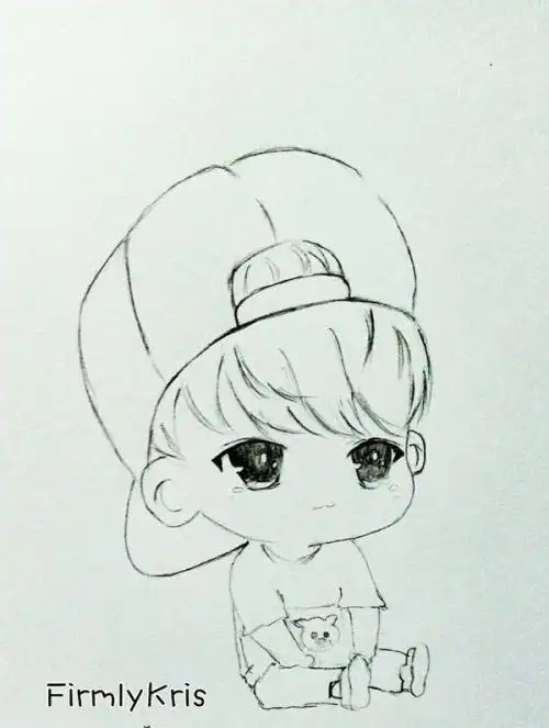 吴亦凡简笔画简单