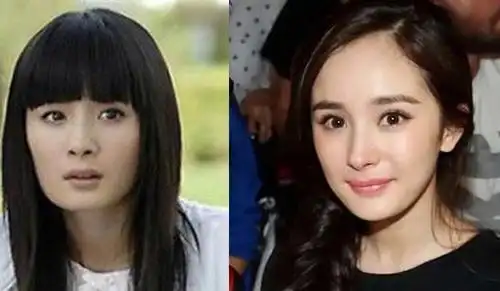 杨幂17岁素颜照曝光被49岁成龙搂怀里网友整没整容自己看