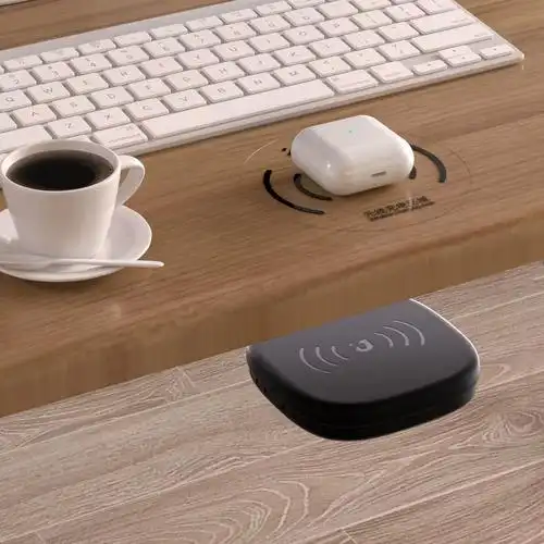 远距离隔空无线充电器桌面隐藏式苹果华为oppo小米三星qi通用智能