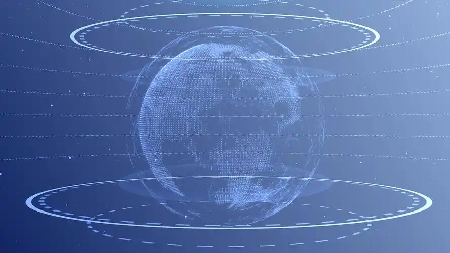 亮色科技地球包装动态元素宣传片背景亮色地球科技视频背景