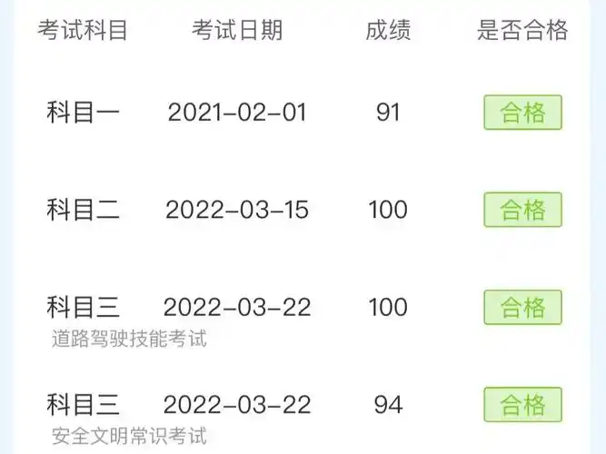 全科目一把过啦