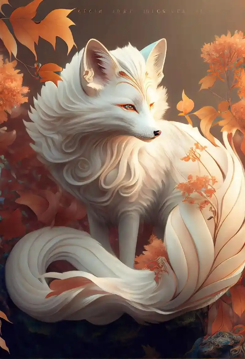 顺风顺水,一顺百顺#ai绘画 #吉祥物 #九尾狐  - 抖音