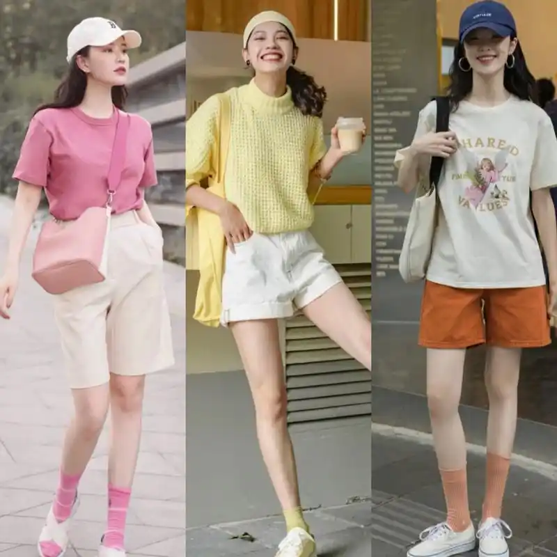 日常穿搭怎么摆脱路人感夏天的裤子短裤穿搭模板超时尚