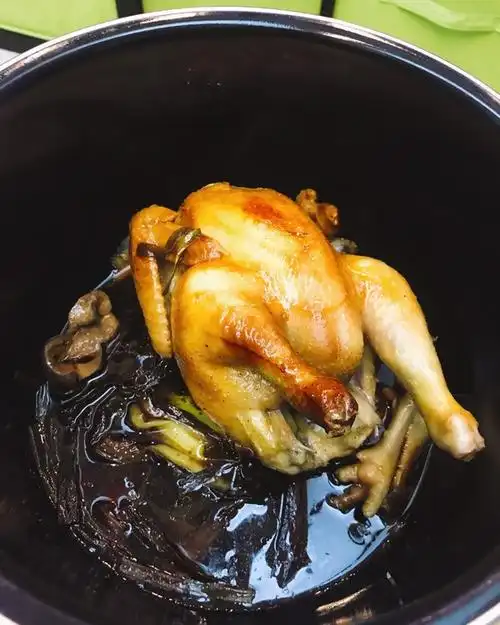 我要变瘦金做的电饭锅焗鸡