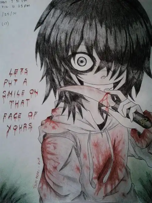 lets smile together [jeff the killer] by tsukiakari