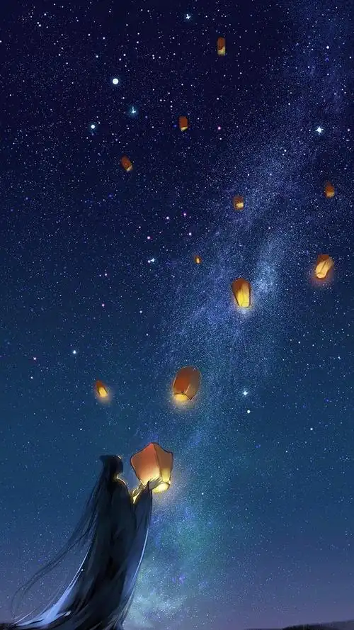 古风系唯美星空风景