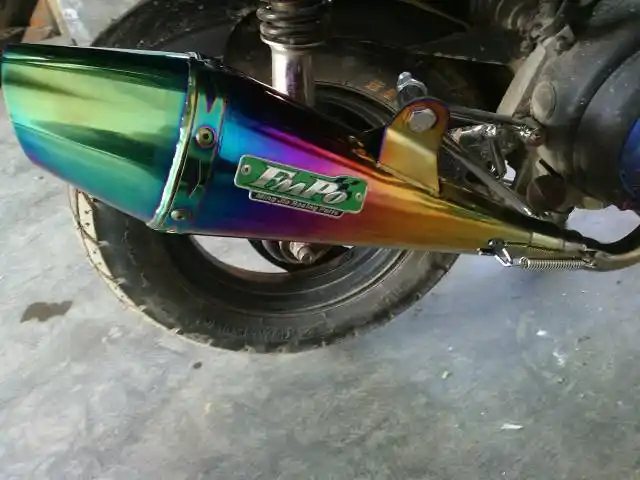 鬼火摩托车这是什么排气管?价位多少?