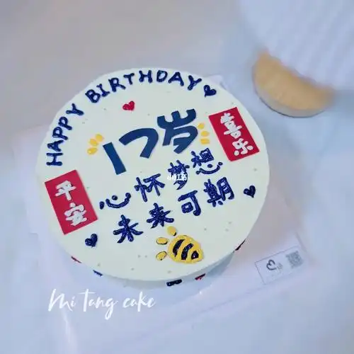 今天十七岁了生日快乐