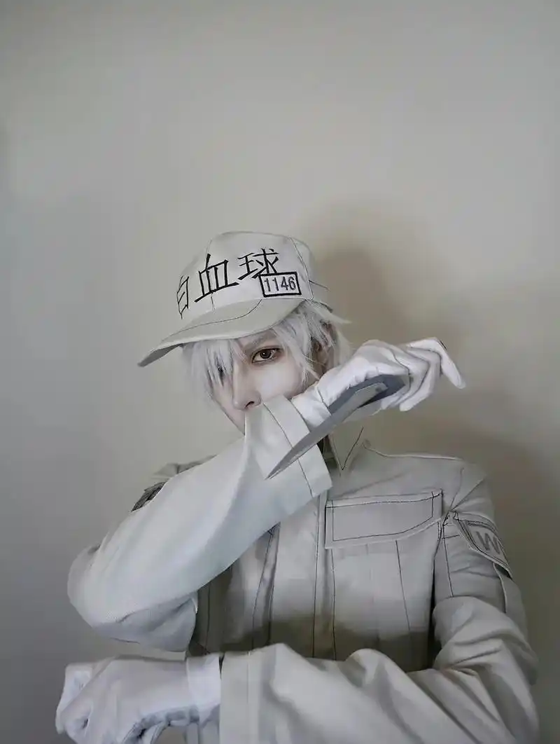 《工作细胞》的白细胞……还好吧,欢迎指教#cos #二次元  - 抖音