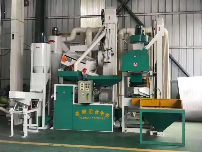 新型碾米机大型商用全自动多功能组合无尘环保打米农产品加工设备
