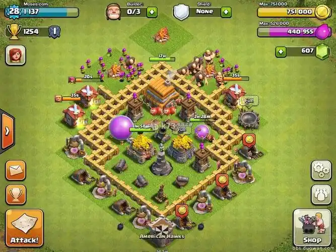 部落冲突5本神阵大全40个5本最强布局