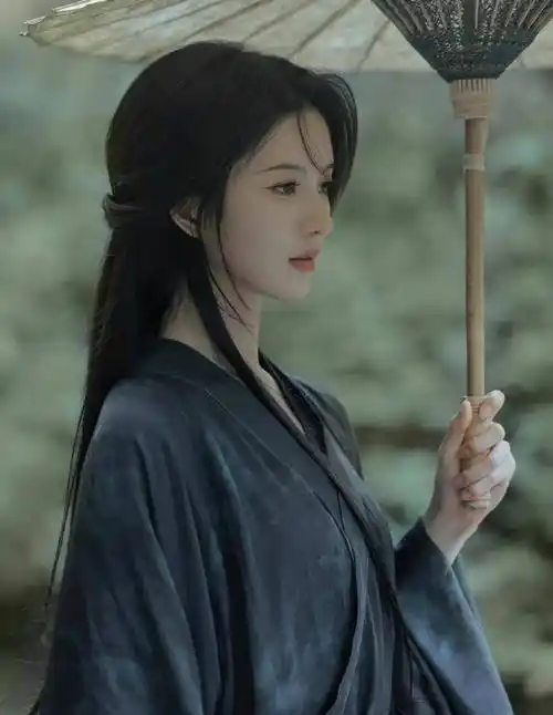 刘些宁黑衣古风写真,酷酷十足,侠气十足_古装_照片_图片