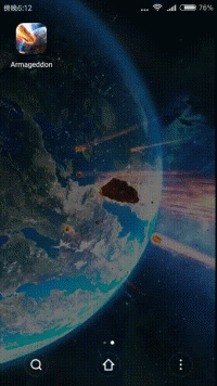 陨石坠落动态壁纸展示陨石坠落动态壁纸是非常炫酷的一款手机壁纸软件
