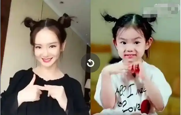 戚薇和女儿有多像长大后的lucky和戚薇堪称一个模子印出来的