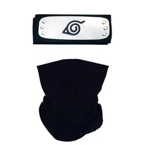 妸蕴卡卡西面罩动漫火影忍者周边服饰道具四代目魔术头巾礼物卡卡西