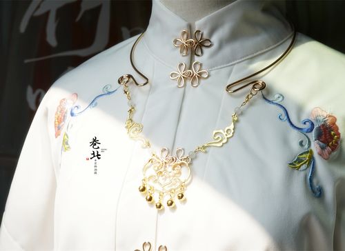 项圈汉服璎珞古风配饰珍珠项链古典民族风首饰发饰