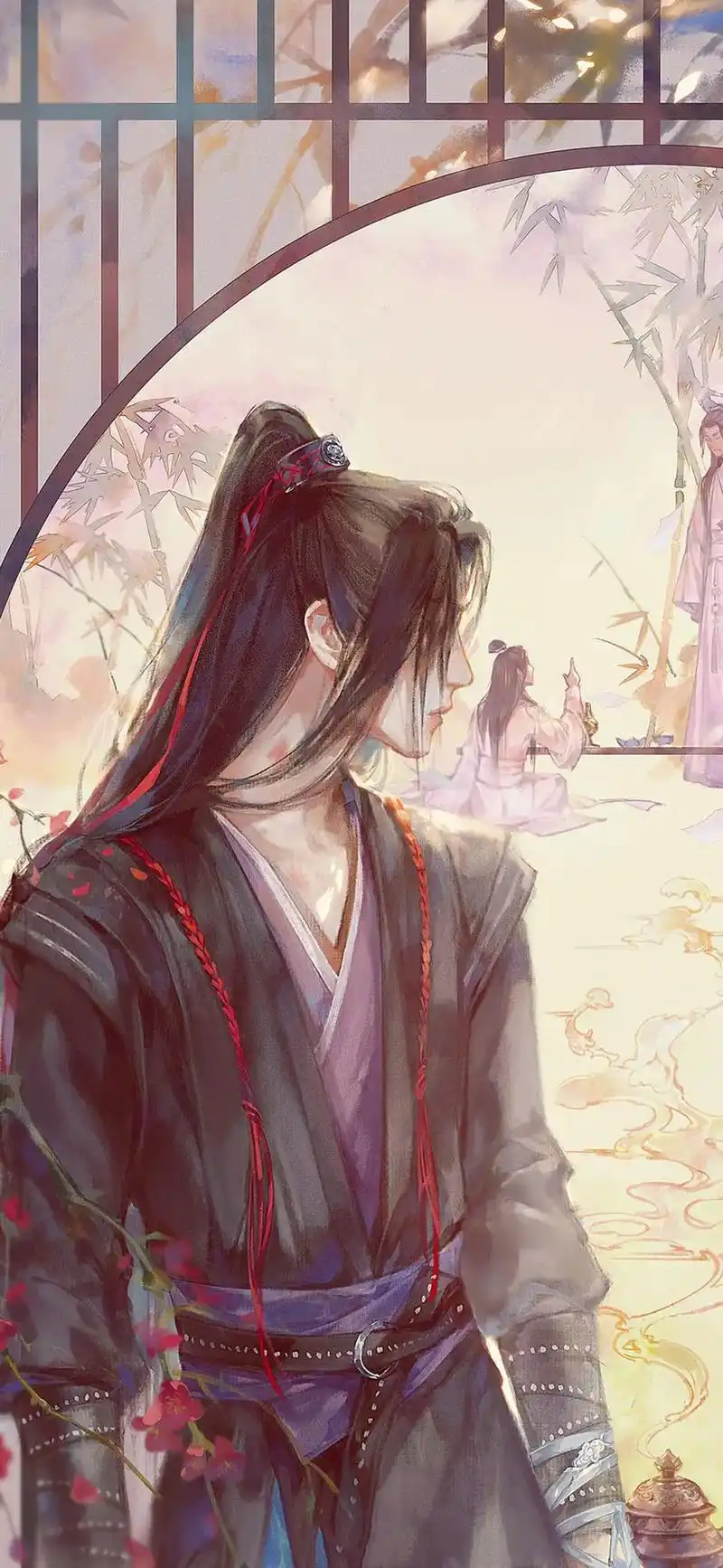 陈情令#魔道祖师#魏无羡蓝忘机#肖战#一博#壁纸#插画#人 - 抖音