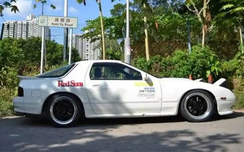 【地平线4】冬季赛事b级车,方向盘操作马自达rx-7(高桥凉介座驾),个人