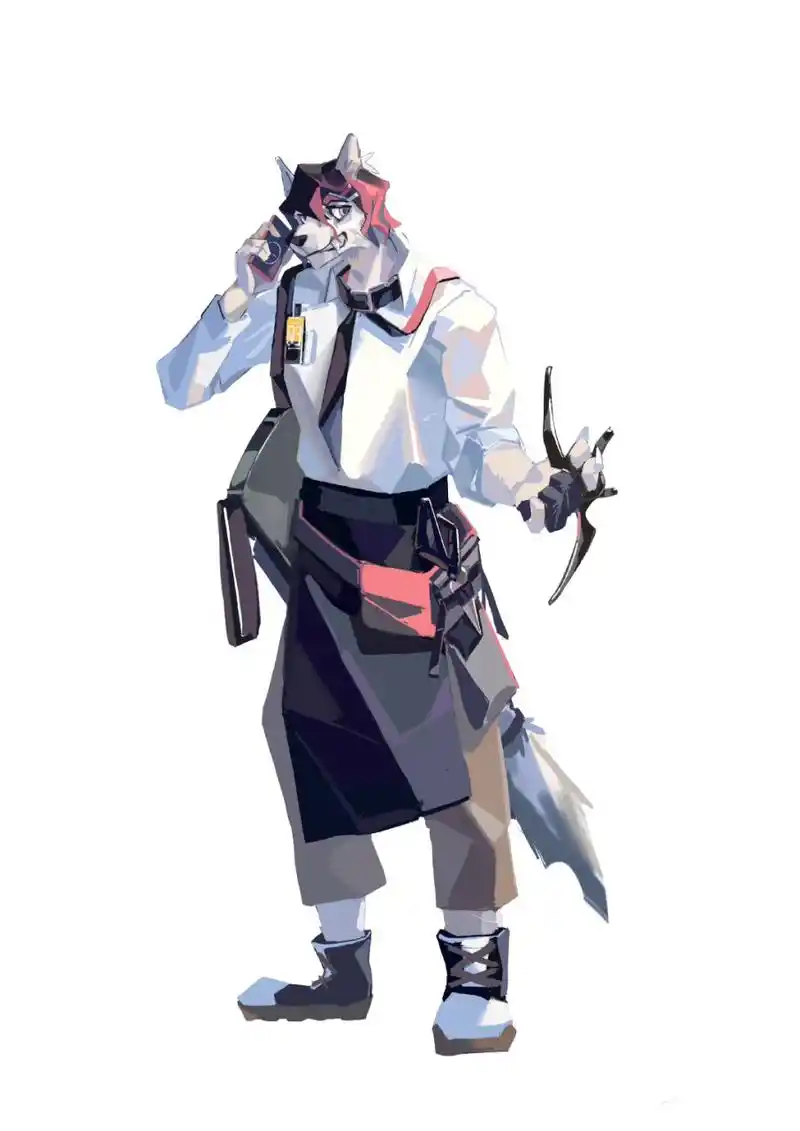 一组帅气的动物拟人插画作品,有疯狂动物城的韵味,by 迷的兔兔.