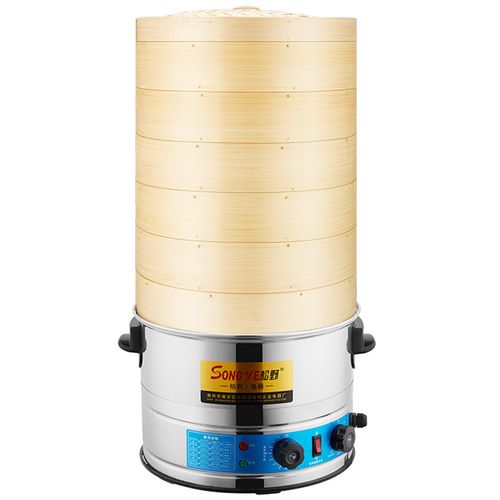 大型电蒸笼蒸包炉商用蒸机电蒸锅蒸汽炉超大容量特大号大蒸锅 6层52cm