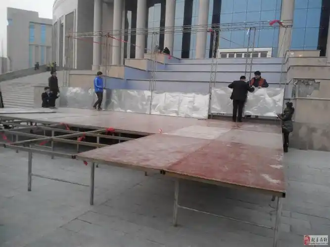 【春晚动态】杞县首届百姓网络春晚节目终级选拔赛舞台搭建