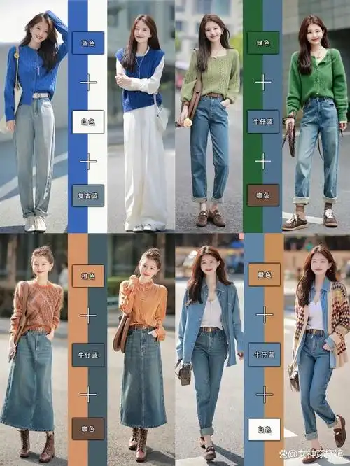 色彩搭配篇︱︱最惊艳的色系搭配!让你一秒变身时尚达人