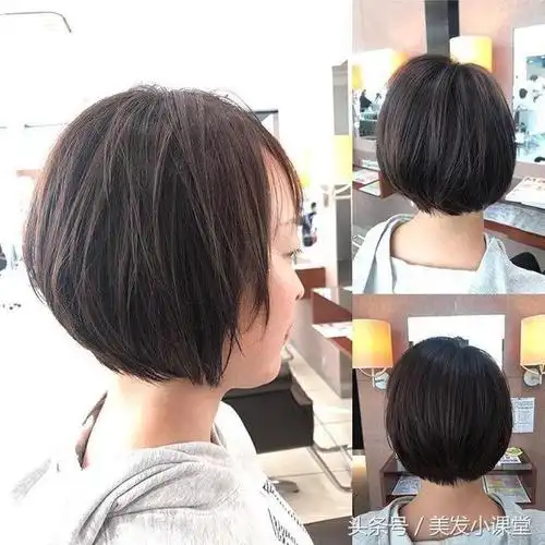 比波波头短一点的发型,这样剪更美