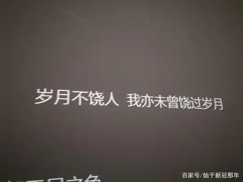 岁月不饶人,我亦未曾饶过岁月