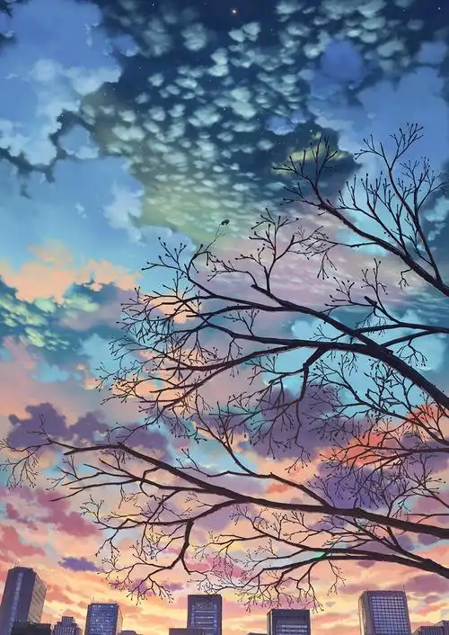 手绘动漫风景壁纸:欣赏一位风景画师,日本画师的插画作品|画师|插画|