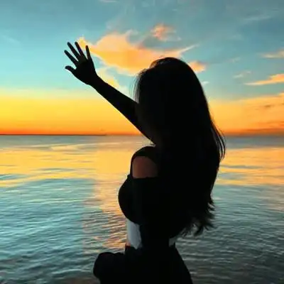 头像图片2023最火爆背影女