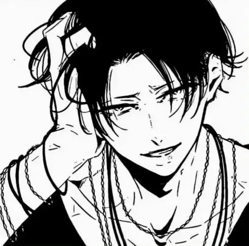 动漫男生头像黑白动漫男头素质拿图