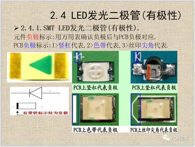 smt pcb上各电子元器件极性识别-rcl