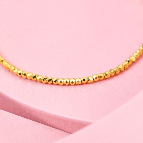 新金黄金手镯/手链/脚链蹦迪珠链报价_参数_图片_视频_怎么样_问答