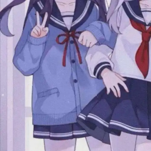 蓝粉闺蜜头像喜欢的收藏哦闺头