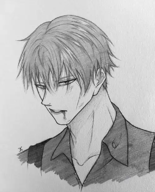 动漫人物素描手绘作品|素描|动漫人物|作品_新浪新闻