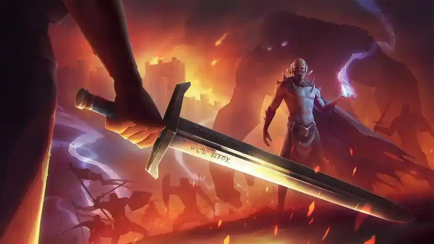 壁纸 剑,火,游戏 1920x1080 full hd 2k 高清壁纸, 图片, 照片