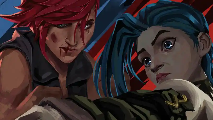 英雄联盟双城之战金克丝蔚|插画|游戏原画|七道安木木夕 - 原创作品