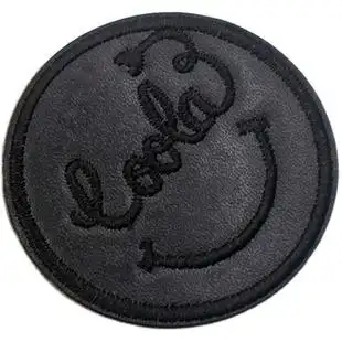 自粘黑色皮革补丁贴 皮质沙发衣服包包装饰修补无痕破洞刺绣贴花