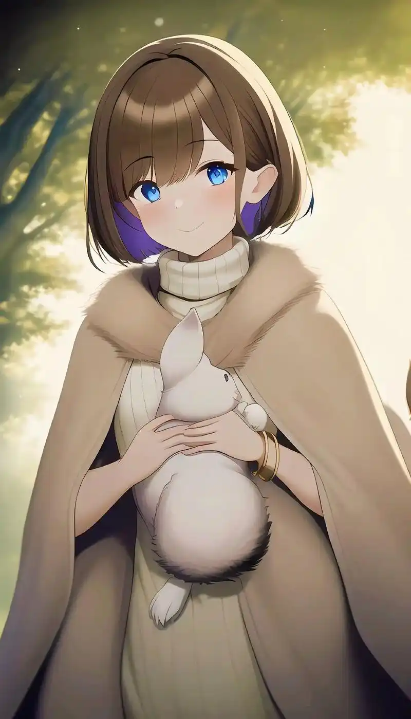 可爱短发女孩#ai绘画 #二次元 #动漫壁纸 #壁纸 #动漫 - 抖音