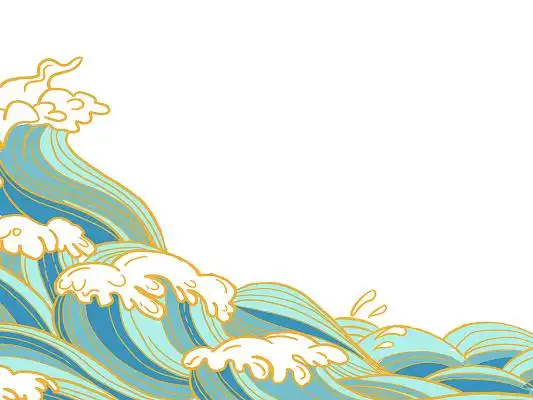 中国风海浪图片