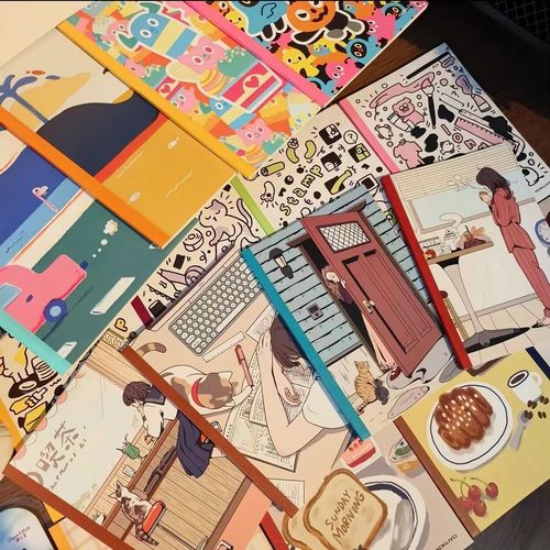 2023国誉新品kokuyo日本插画设计本女生清新笔记本b5学生用高颜值